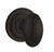 Baldwin 5025.402.pass Distressed Oil Rubbed Bronze Passage 5025 Solid Brass Knob with Your Choice of Rosette