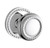 Baldwin 5064.260.pass Polished Chrome Passage 5064 Solid Brass Knob with Your Choice of Rosette