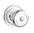 Baldwin 5020.260.pass Polished Chrome Passage 5020 Solid Brass Knob with Your Choice of Rosette