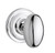 Baldwin 5025.260.pass Polished Chrome Passage 5025 Solid Brass Knob with Your Choice of Rosette