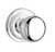 Baldwin 5000.260.priv Polished Chrome Privacy 5000 Solid Brass Knob with Your Choice of Rosette