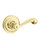 Baldwin 5103.003.priv Lifetime Polished Brass Privacy 5103 Solid Brass Lever with Your Choice of Rosette