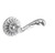 Baldwin 5121.260.pass Polished Chrome Passage 5121 Solid Brass Lever with Your Choice of Rosette