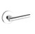 Baldwin 5137.260.pass Polished Chrome Passage 5137 Solid Brass Lever with Your Choice of Rosette