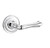 Baldwin 5101.260.priv Polished Chrome Privacy 5101 Solid Brass Lever with Your Choice of Rosette