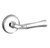 Baldwin 5113.260.priv Polished Chrome Privacy 5113 Solid Brass Lever with Your Choice of Rosette