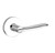 Baldwin 5164.260.priv Polished Chrome Privacy 5164 Solid Brass Lever with Your Choice of Rosette