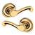 Baldwin 5445V003FD-PRE Lifetime Polished Brass Interior Full Dummy Classic Lever with 5048 Rose