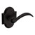 Baldwin 5452V102PASS-PRE Oil Rubbed Bronze Passage Beavertail Lever with R030 Rose