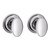 Baldwin 5025260PRIV-PRE Polished Chrome Privacy Egg Knob with 5048 Rose