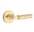 Emtek XXXX-LSTR-US4-PRIV Satin Brass L-Square Tribeca Privacy Lever with Your Choice of Rosette