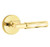 Emtek XXXX-TATR-US3NL-PASS Unlacquered Brass T-Bar Tribeca Passage Lever with Your Choice of Rosette