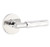 Emtek XXXX-TATR-US26-PRIV Polished Chrome T-Bar Tribeca Privacy Lever with Your Choice of Rosette