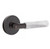 Emtek XXXX-TAMRWH-US10B-PASS Oil Rubbed Bronze T-Bar White Marble Passage Lever with Your Choice of Rosette