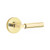 Emtek XXXX-LSSM-US3NL-PASS Unlacquered Brass L-Square Smooth Passage Lever with Your Choice of Rosette