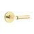 Emtek XXXX-LSSM-US3NL-PRIV Unlacquered Brass L-Square Smooth Privacy Lever with Your Choice of Rosette