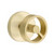 Emtek XXXX-SPK-US4-PHD Satin Brass Spoke Pair Half Dummy Knobs with Your Choice of Rosette