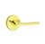 Emtek HLO-US3NL-PHD Unlacquered Brass Helios (Pair) Half Dummy Levers with Your Choice of Rosette