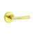 Emtek STU-US3NL-PRIV Unlacquered Brass Stuttgart Privacy Lever with Your Choice of Rosette