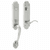 Baldwin 85354260ENTR Polished Chrome Single Cylinder Boulder 3/4 Handleset with Oval Knob