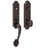 Baldwin 85354112ENTR Venetian Bronze Single Cylinder Boulder 3/4 Handleset with Oval Knob