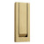 Baldwin 0184060 Modern Door Knocker Satin Brass and Brown Finish