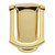 Baldwin 0105.031 Unlacquered Brass Tahoe Door Knocker