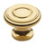 Baldwin 4491031 1-1/4" Dominion Knob Unlacquered Brass Finish.