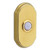Baldwin 4862044 Arch Bell Button Lifetime Satin Brass Finish