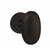 Baldwin 5024.402.FD.s Distressed Oil Rubbed Bronze Full Dummy 5024 Solid Brass Knob with Your Choice of Small Rosette