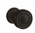 Baldwin 5066.402.FD.s Distressed Oil Rubbed Bronze Full Dummy 5066 Solid Brass Knob with Your Choice of Small Rosette