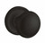 Baldwin 5069.402.idm Distressed Oil Rubbed Bronze Half Dummy 5069 Solid Brass Knob with Your Choice of Rosette