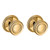 Baldwin 5066003FD-PRE Lifetime Brass Full Dummy Knob with 5078 Rose