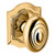 Baldwin 5077003PRIV-PRE Lifetime Brass Privacy Knob with R027 Rose
