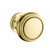 Baldwin 5068.003.priv.s Lifetime Polished Brass Privacy 5068 Solid Brass Knob with Your Choice of Small Rosette