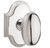 Baldwin 5024.055.IMR Lifetime Polished Nickel 1/2 Pair of 5024 Solid Brass Knobs Minus Rosettes