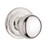 Baldwin 5000.055.fd Lifetime Polished Nickel Full Dummy 5000 Solid Brass Knob with Your Choice of Rosette
