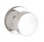 Baldwin 5055.055.fd Lifetime Polished Nickel Full Dummy 5055 Solid Brass Knob with Your Choice of Rosette