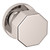 Baldwin 5073055FD-PRE Lifetime Polished Nickel Full Dummy Knob with 5046 Rose