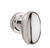 Baldwin 5024.055.idm.s Lifetime Polished Nickel Half Dummy 5024 Solid Brass Knob with Your Choice of Small Rosette