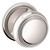 Baldwin 5068055IDM-PRE Lifetime Polished Nickel Half Dummy Knob with 5070 Rose