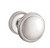 Baldwin 5069.055.idm.s Lifetime Polished Nickel Half Dummy 5069 Solid Brass Knob with Your Choice of Small Rosette