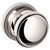 Baldwin 5069055PASS-PRE Lifetime Polished Nickel Passage Knob with 5076 Rose