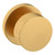 Baldwin 5055044PASS-PRE Lifetime Satin Brass Passage Knob with 5046 Rose