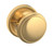 Baldwin 5069044PRIV-PRE Lifetime Satin Brass Privacy Knob with 5076 Rose