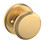 Baldwin 5023044PRIV-PRE Lifetime Satin Brass Privacy Knob with R016 Rose