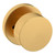 Baldwin 5055044PRIV-PRE Lifetime Satin Brass Privacy Knob with 5046 Rose