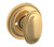 Baldwin 5057044PRIV-PRE Lifetime Satin Brass Privacy Knob with 5048 Rose