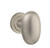 Baldwin 5024.056.idm.s Lifetime Satin Nickel Half Dummy 5024 Solid Brass Knob with Your Choice of Small Rosette