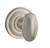 Baldwin 5057.056.pass Lifetime Satin Nickel Passage 5057 Solid Brass Knob with Your Choice of Rosette